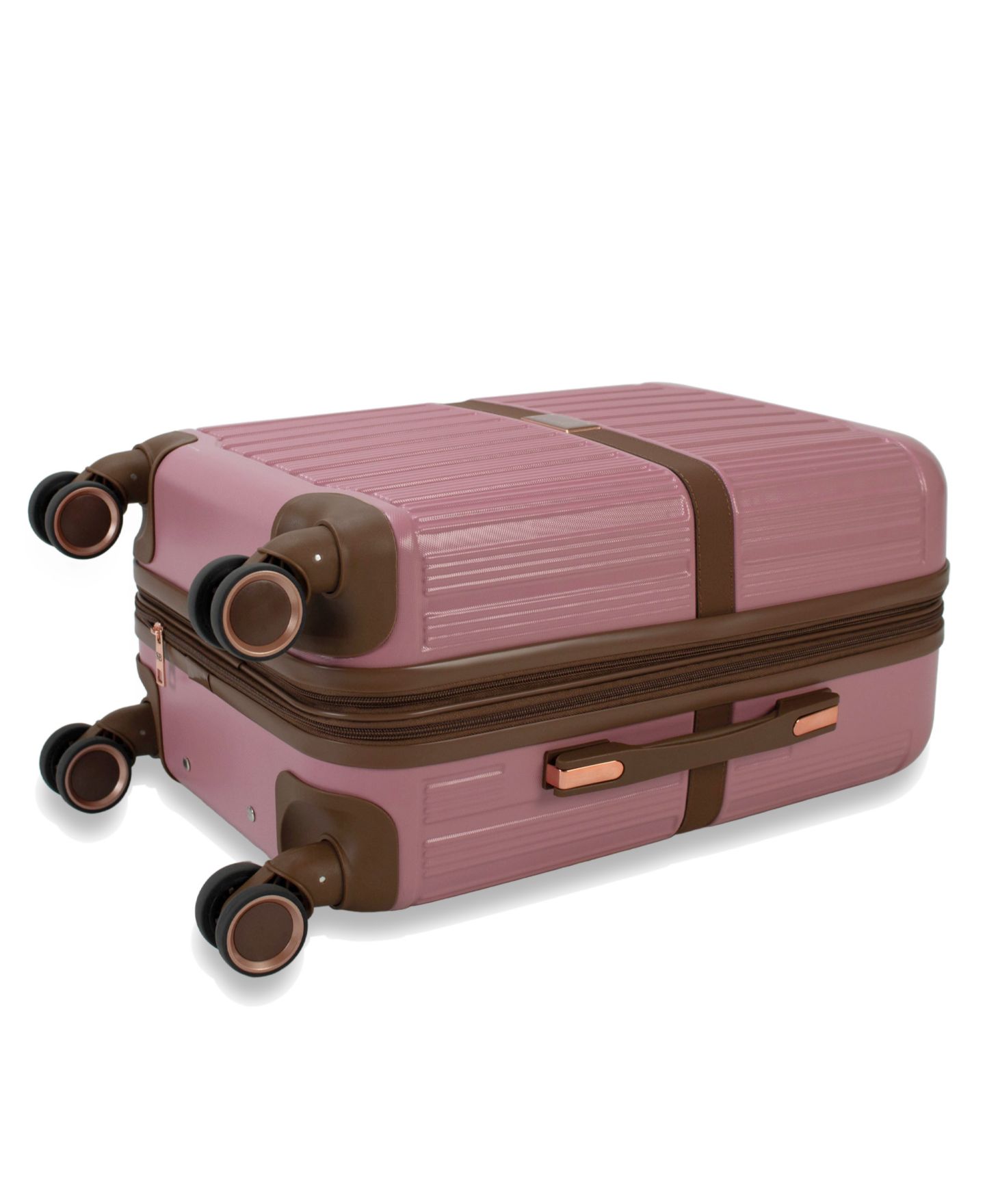 Чемоданы STELLA BLANC Dakota 2-Pc. Hardside Luggage Set, цвет: Пыльный розовый — фото 9