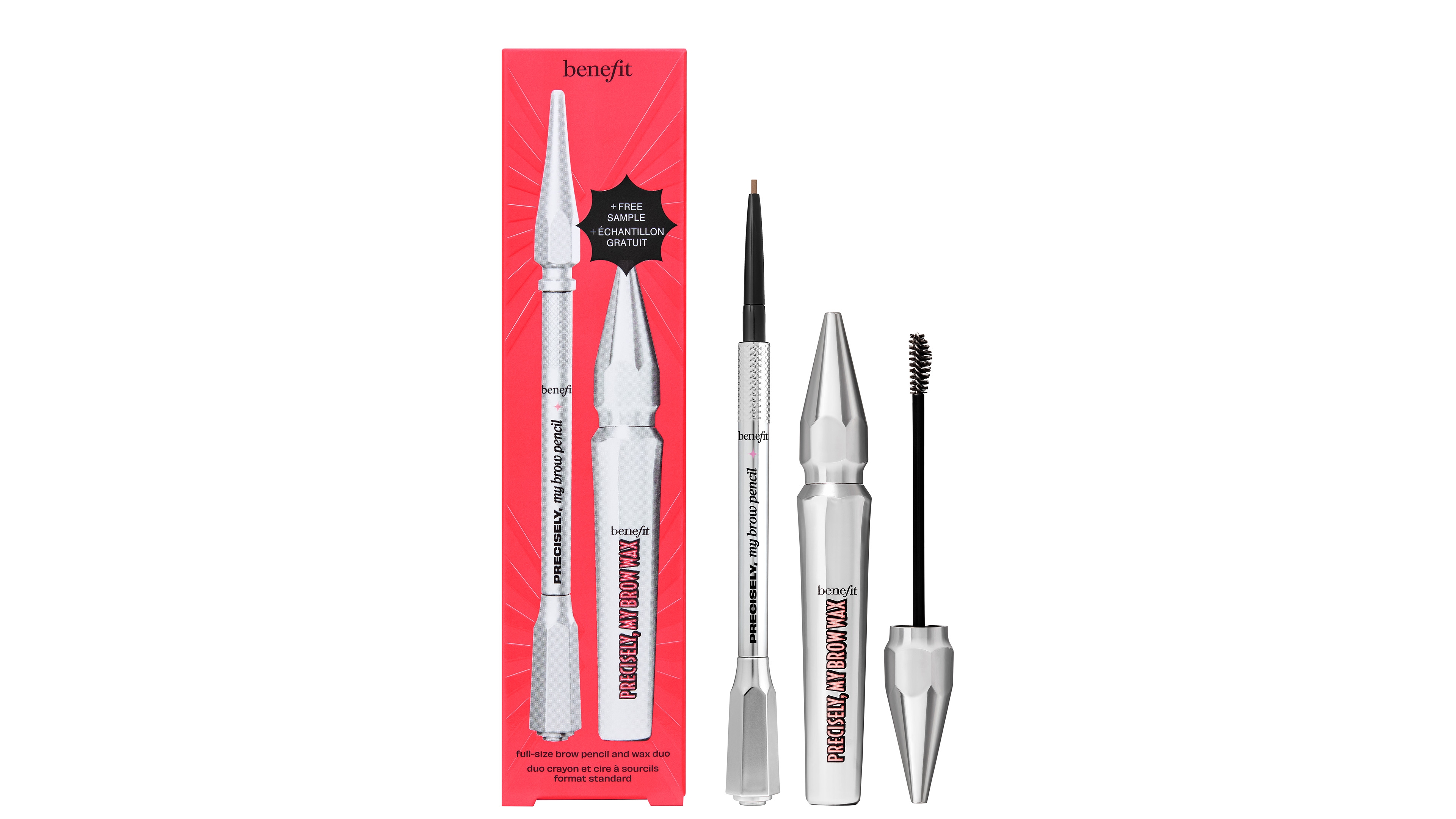 Benefit Cosmetics 3-Pc. Precisely Power Up Brow Pencil and Wax Duo Set, Full