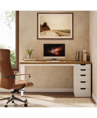 Modern Computer Desk, Simple Style, 47 Inches PC Desk