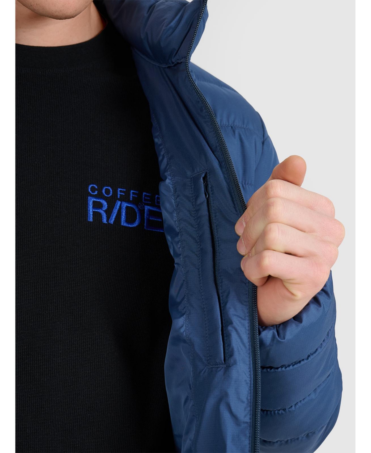 4F Men's down jacket with synthetic filling