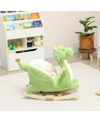 Baby Rocking Horse, Ride Dragon with Realistic Dragon Roar,