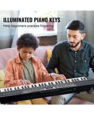 61 Key Digital Keyboard Piano with Dual Speakers Multiple Sound Modes and Beginner Friendly Learning Setup