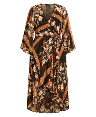 Women's Falling Floral Maxi Dress