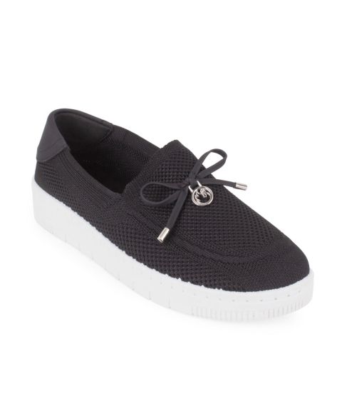 Женские кроссовки Gloria Vanderbilt Annette Slip-On, цвет: Чёрный / Белый