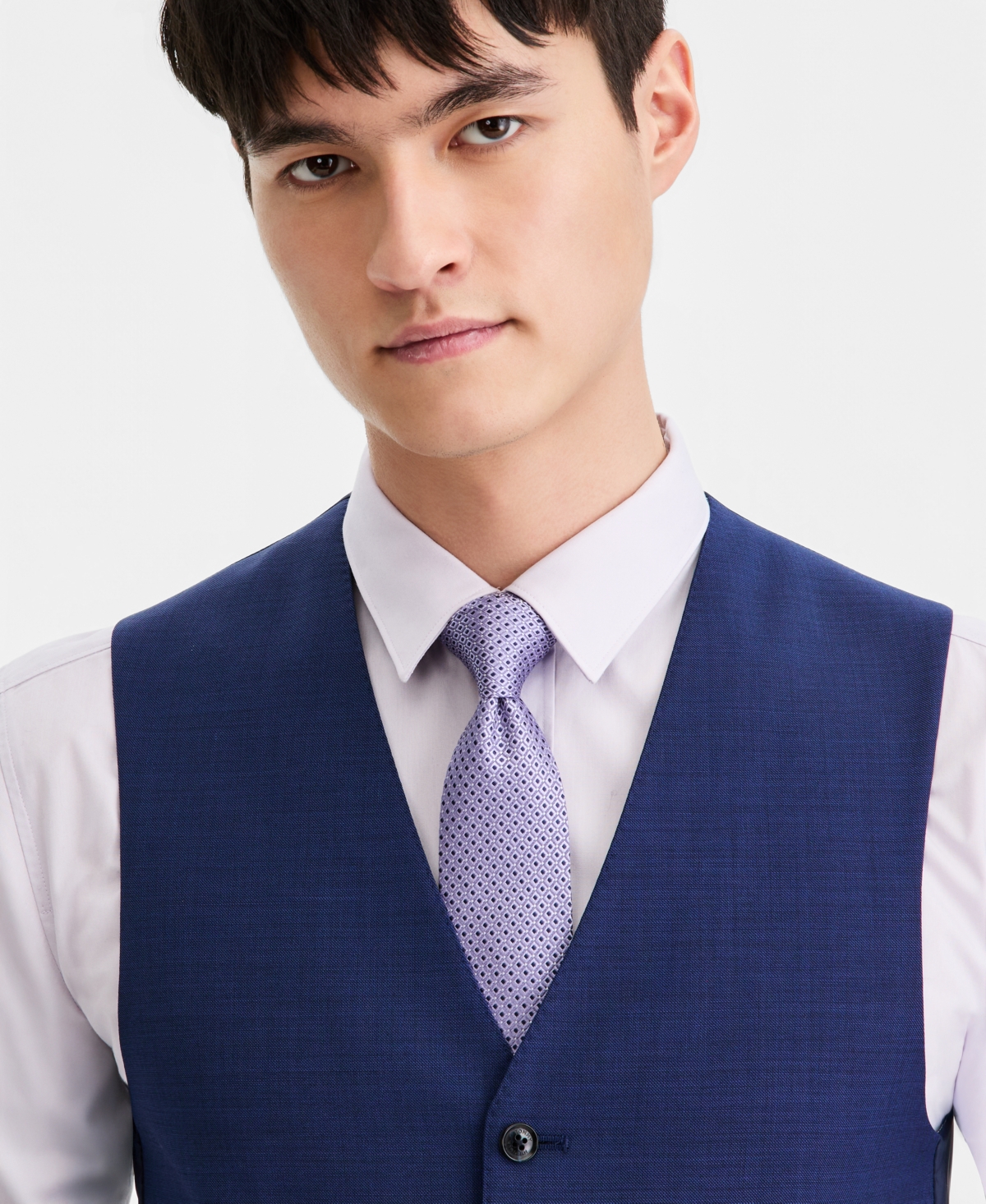 Tommy Hilfiger Men's Modern-Fit Wool-Blend Suit Separate Vest Close Out!