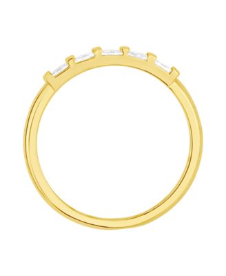 Cubic Zirconia Stack Ring