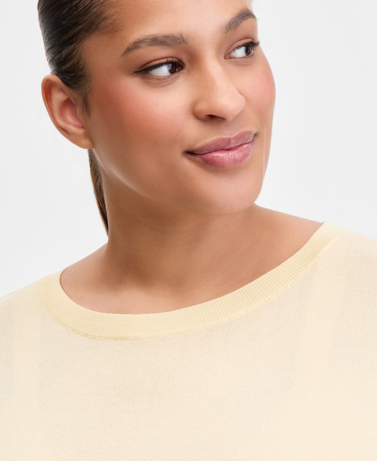 I.n.c. International Concepts Plus Dolman-Sleeve Sweater, Macy's Exclusive