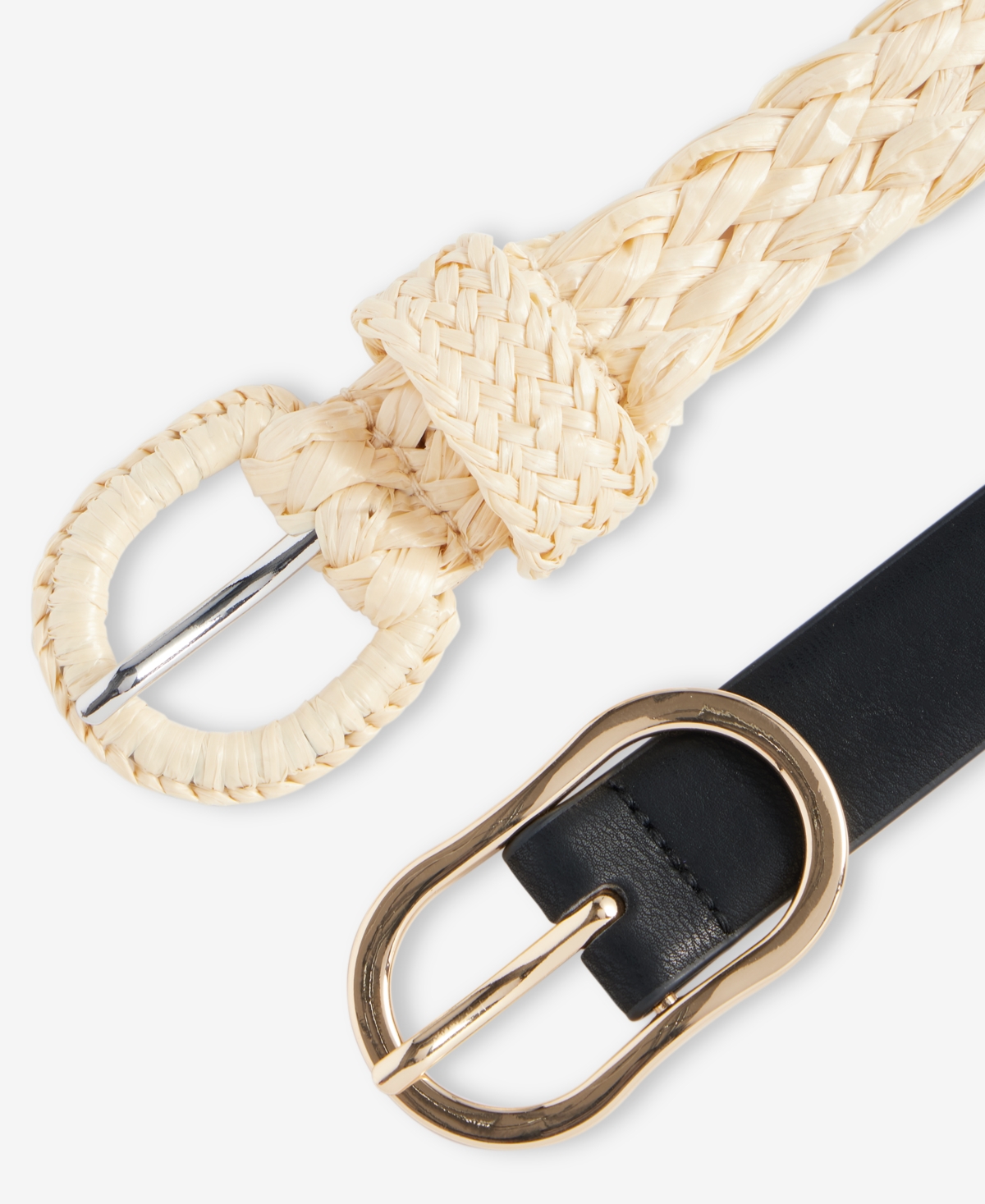 On 34th 2-Pc. Seasonal Braid and Pant Belt Set, Macy's Exclusive