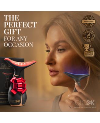 Neck & Face LED Beauty Massager + 24k Night  Cream