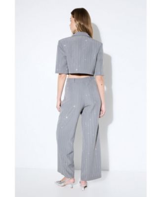 Women's Premium Embellished Straight Leg Pants