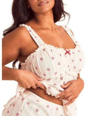 Women's Plus Size Leanore Tank And Shorts Pajamas