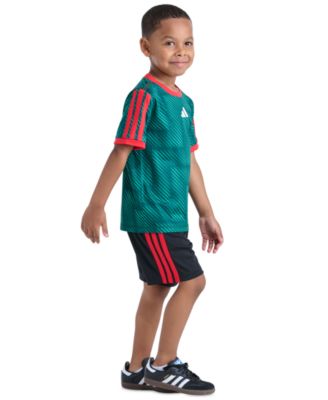 Boys' 2T-7 Printed T-Shirt and Shorts, 2-Piece Set