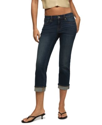 Women's Mid Rise Sweet Crop Jeans