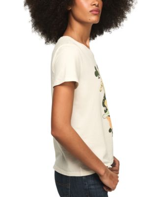 Women's Stay Lucky Card Crew Neck Top