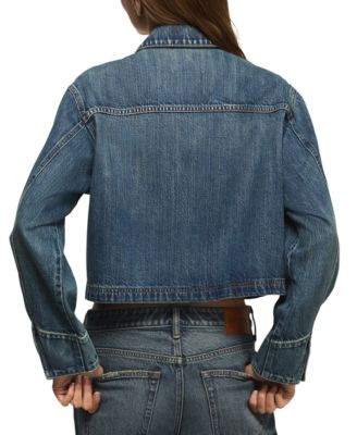 Women's Denim Utility Long-Sleeve Jacket