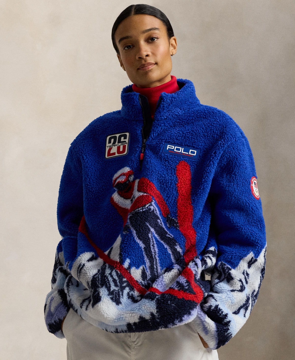 Polo Ralph Lauren Men's Team Usa Pull-On Sweatshirt