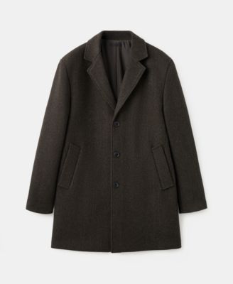 Men's Lightweight Wool Coat