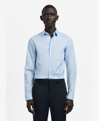 Men's Slim Fit Cotton Dress Shirt