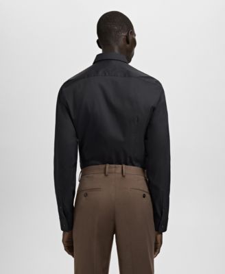 Men's Slim Fit Cotton Dress Shirt