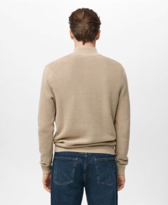 Men's Cotton Structured Sweater