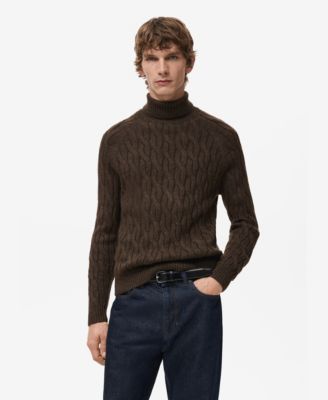 Men's Turtleneck Knit Sweater