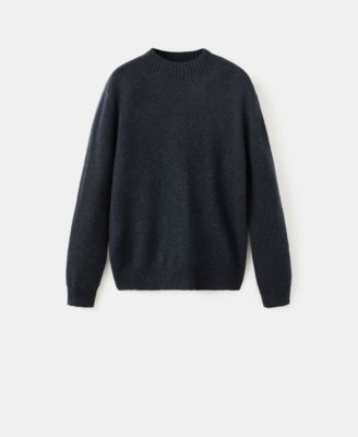 Men's Structured Wool-Blend Knitted Sweater