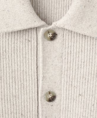 Men's Ribbed Knit Cardigan