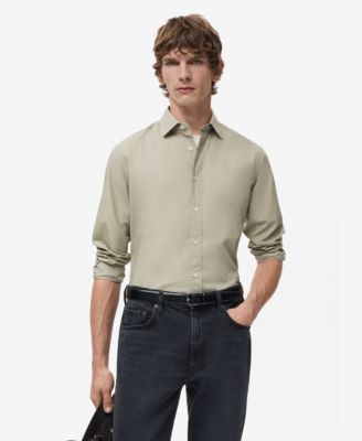 Men's Regular-Fit Cotton Shirt
