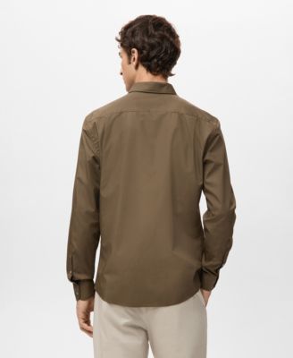 Men's Regular-Fit Cotton Shirt