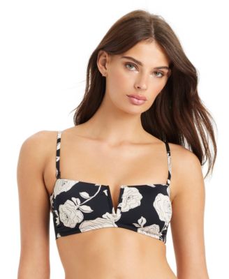 Women's Among Roses Bandeau Bikini Top