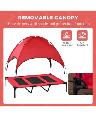 Elevated Pet Bed Dog Foldable Cot Tent Canopy Inst Shelter,