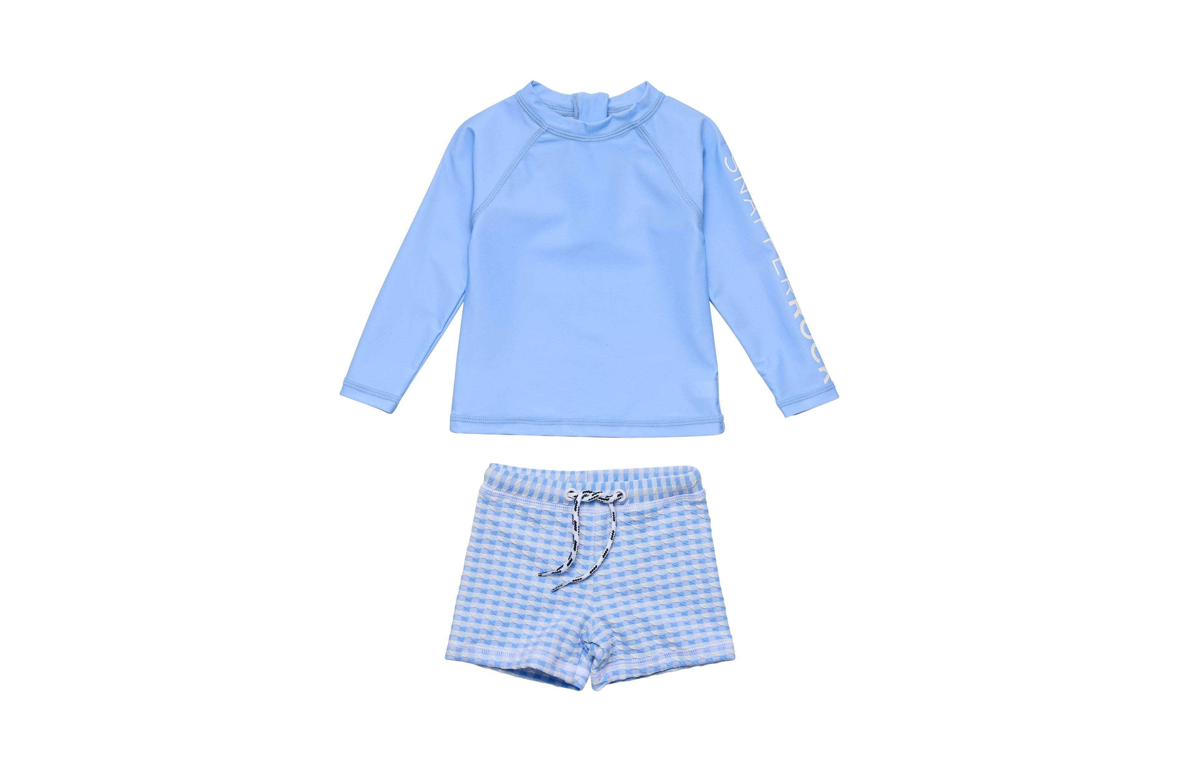 Snapper Rock Baby Boys Seaside Blue Ls Set