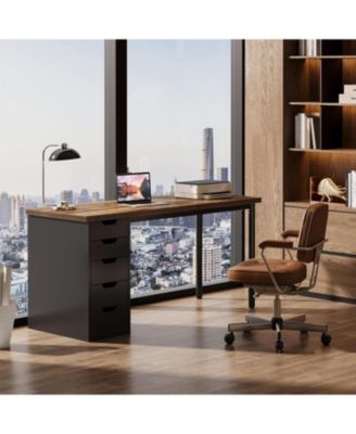 Modern Computer Desk, Simple Style, 47 Inches PC Desk