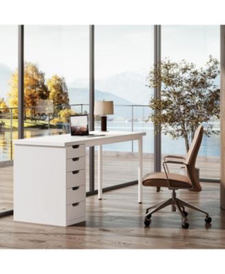 Modern Computer Desk, Simple Style, 47 Inches PC Desk