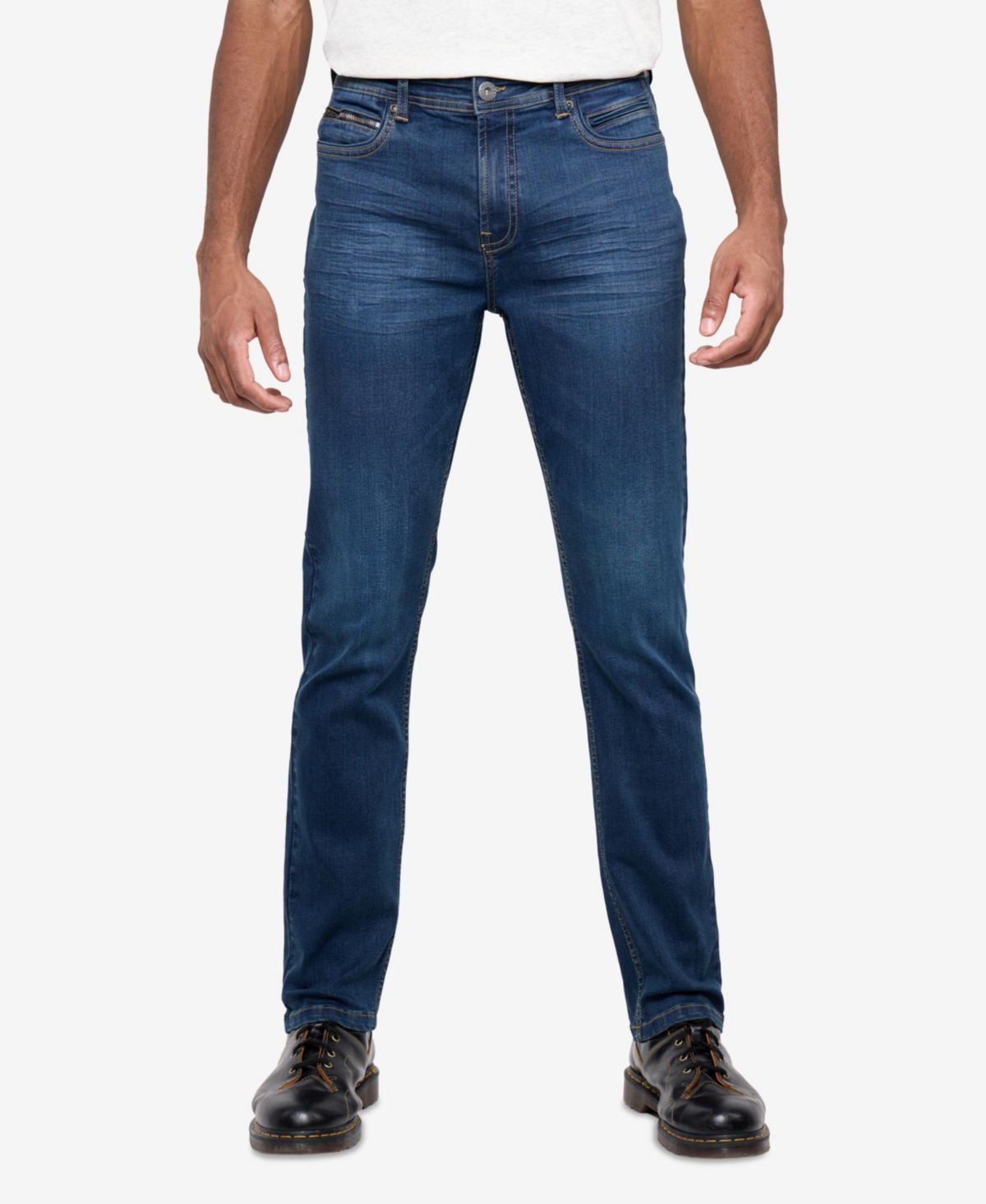 Cultura Men's Slim Stretch Silicon Jeans - Tint