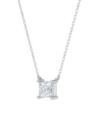 Lab-Grown Diamond Pendant Necklace (1 ct. t.w.) in Sterling Silver