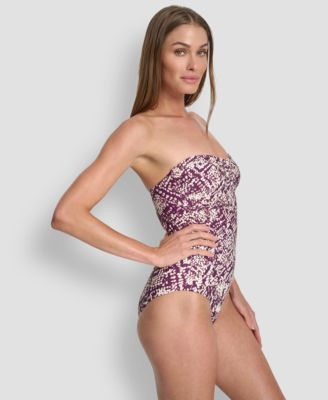 Women's Shirred One-Piece Swimsuit