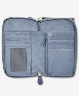 Softy Leather Tech Crossbody Wallet