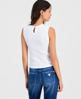 Women's Charline Sleeveless Ribbed-Knit Top