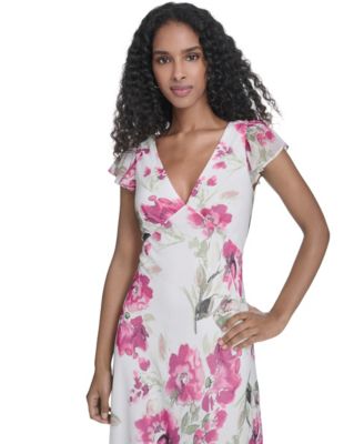 Women's V-Neck Maxi Dress