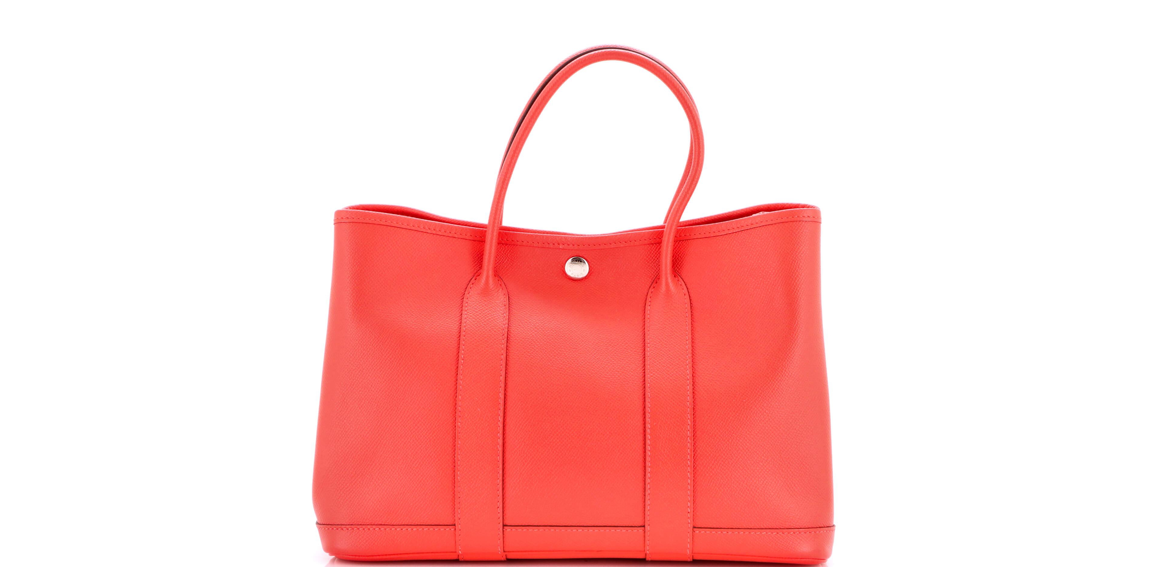 Pre-Owned HERMES 30 Garden Party Tote Leather
