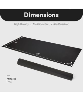 BalanceFrom High-Density PVC Home Gym Equipment Mat