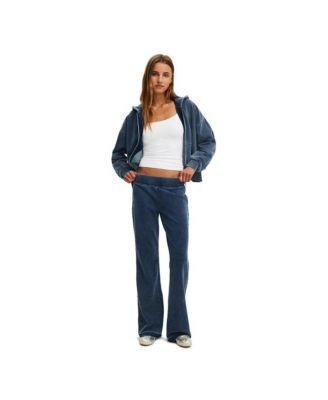 Women's Low-Rise Bootleg Sweatpant