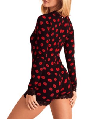 Women's Abbi Long Sleeve Romper
