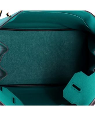 Birkin 30 Handbag Blue Epsom with Gold Hardware