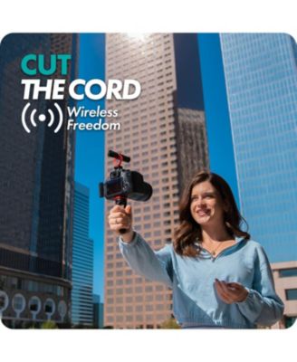 WM-VXR10 Wireless Shotgun Mic Adapter for Camera/DSLR/3.5mm/TRS - Compatible VXR10, VXR10-PRO, and Rode VideoMicro