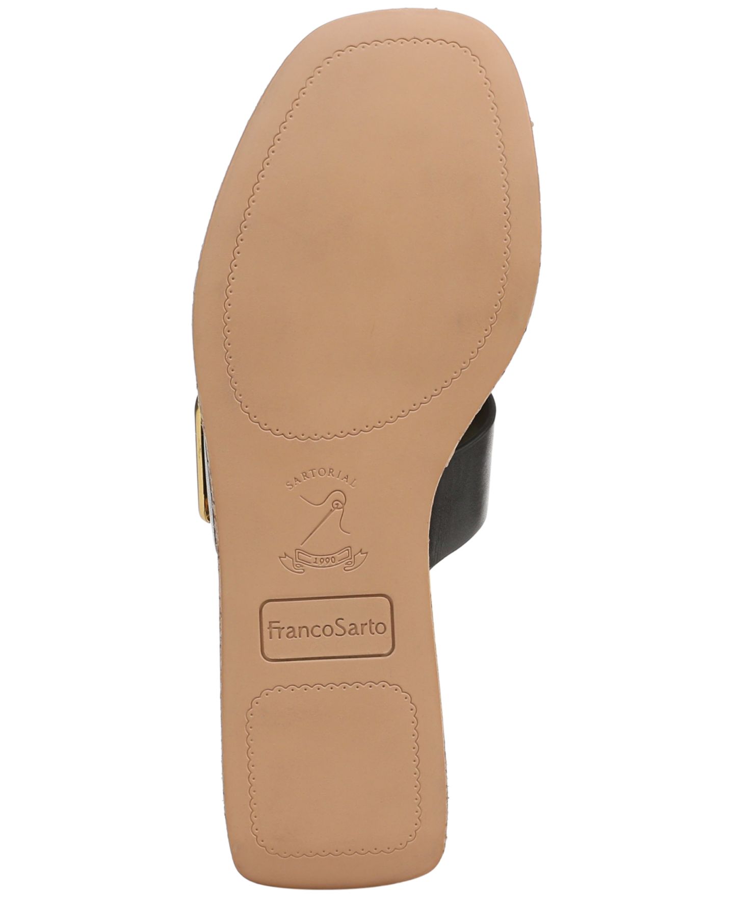 Женские сандалии Franco Sarto Taziana 3 Open Toe Espadrille, цвет: Чёрный кожаный — фото 5