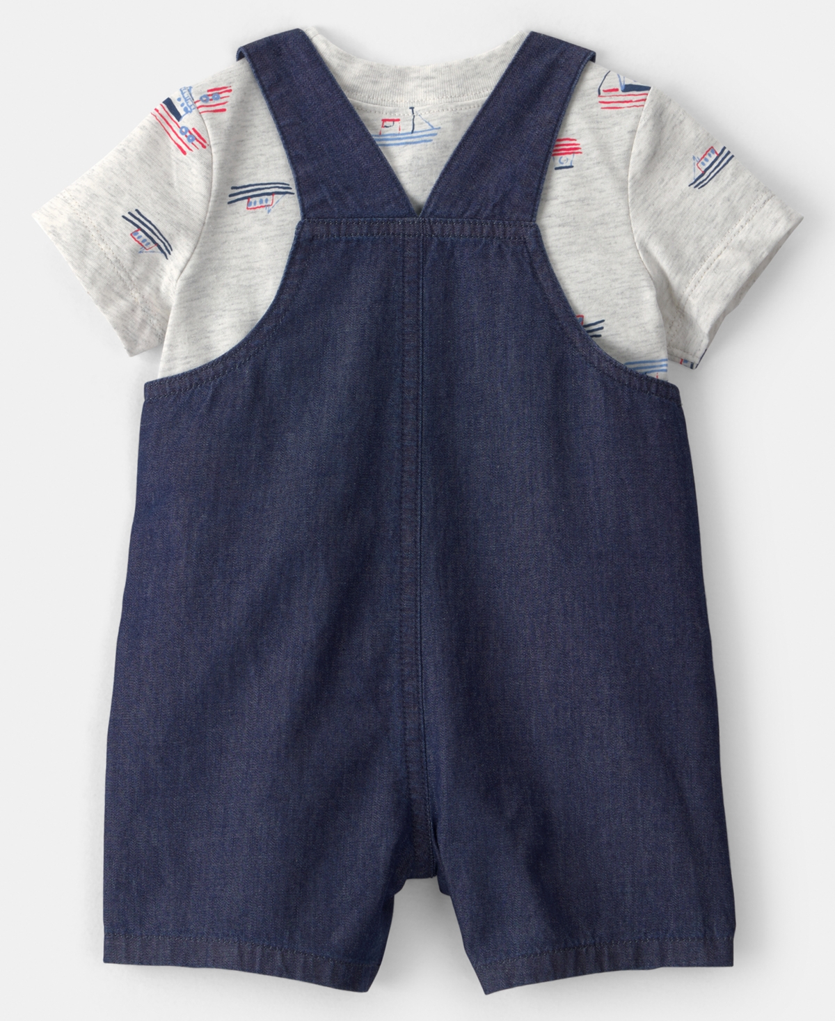 Carter's Baby Boys' Printed T-Shirt and Shortall, 2-Piece Set