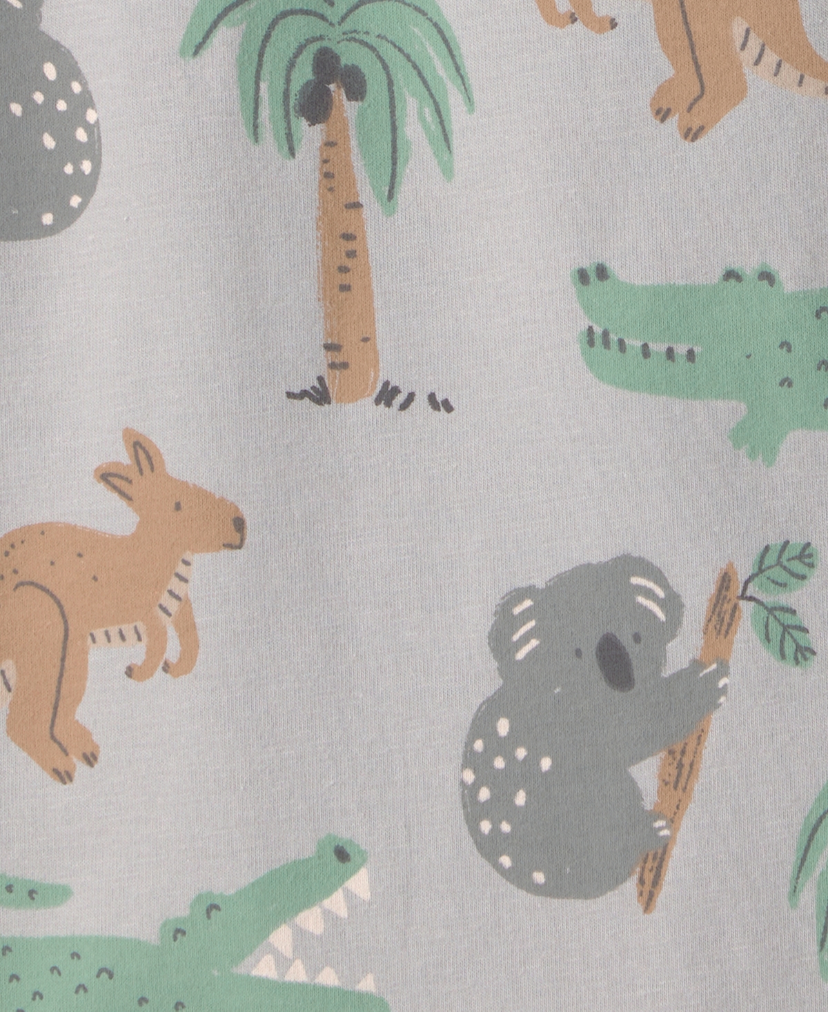 Little Planet by Carters Baby Boys' Aussie Friends Rompers, 2-Pack