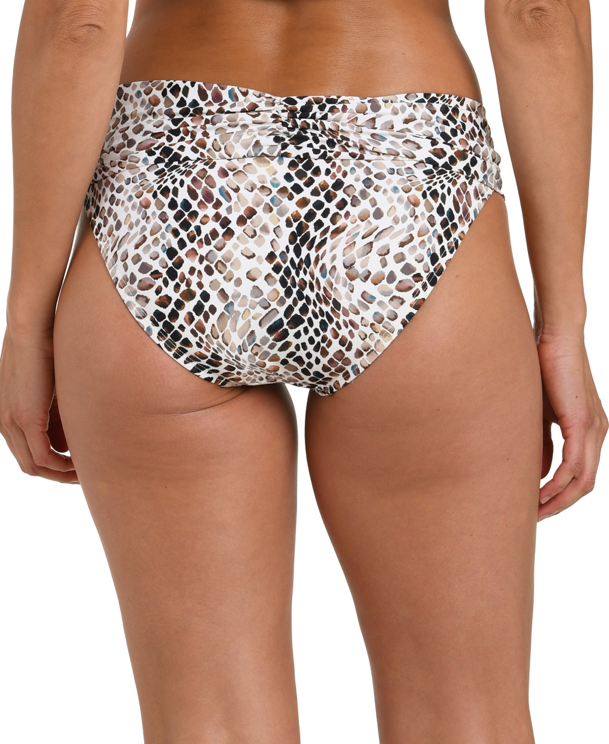 La Blanca Women's Wild Whispers Shirred Band Hipster Swim Bottoms